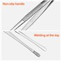 Newaner Pince de cuisine en acier inoxydabl, 30cm Pinces à barbecue surface de préhension nervurée, parfait pour chefs, gourmand