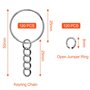 attache porte cles en métal