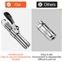 Ceisazira Embout Pompe a Graisse Manuelle, Coupleur Pistolet à Graisse pour Tous Types, Embout Graissage Original G Coupler, Pom