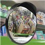 Lectorias Ø30cm Miroir Convexe de Surveillance, Miroir Routier Sortie Garage Exterieur, Miroir de rue Interieur pour Decoration 