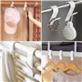 Lectorias10 Pièces Crochet Serviettes Salle de Bain, Patere Radiateur Seche, Accroche Sèche-serviettes Plastique, Porte Radiateu