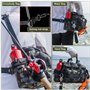 HWSWSH Sac de Pêche en Plein Air Pêche Tissu d'Oxford Extérieur Fishing Bag Multifonctionnel avec Sangles réglables, Grande capa