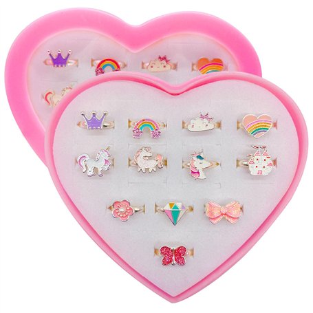 Steemjoey 12 Pièces Bagues pour Enfants