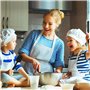 TOPSEAS Ustensiles en Silicone 6 Pack comme Ustensiles de Cuisine Antiadhésifs Include Culli