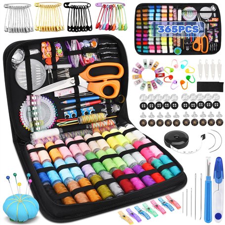 TOPSEAS 365pcs Kit de Couture