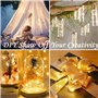 Guirlandes Lumineuses LED, 10m 100 LED Guirlande Lumineuse a Pile, lumières d'arbre de Noël, pour Décoration Chambre, Jardin, An
