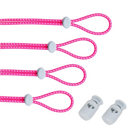 Leshang Lot de 4 sangles élastiques réglables pour lunettes de natation Rose