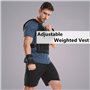 Fdit Façade Poids West gewichtete Gilet Veste d'entraînement/Vestes d'exercices maximale 20 kg/50kg