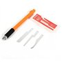Mini Scie à main, Set de scie avec 3 pcs Lames Outil Accessoire pour Modèle