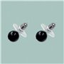 50 pièces Fermoir Boucles d'oreilles silicone,fermoirs de boucles d'oreilles en caoutchouc,Attache Boucles d'oreilles,pour Rempl