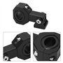 ANBOO Lot de 2 supports de montage pour projecteur, support de fixation réglable en aluminium avec 2 clés, ouverture M5 de 18 mm
