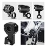 ANBOO Lot de 2 supports de montage pour projecteur, support de fixation réglable en aluminium avec 2 clés, ouverture M5 de 18 mm