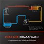 Frankberg Compresseur Climatisation avec attelage Compatible avec A4 8EC B7 8K2 B8 8KH B8 8ED B7 8K5 B8 8H7 8HE Exeo 3R2 3R5 A6 