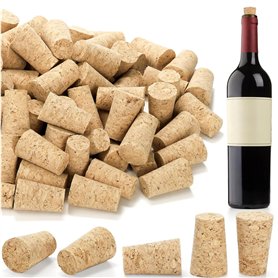 50 Bouchons de Liège Naturel Coniques pour Carafe - Liège Pressé 2