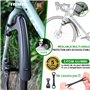 RBRL Garde-Boue de vélo à dégagement Rapide adapté au vélo de Route/Gravel avec Largeur de Pneu 28-45mm