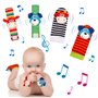 Yorgewd Bébé Poignet et Chaussettes Hochet