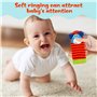 Yorgewd Bébé Poignet et Chaussettes Hochet, 4 Pcs Poignet de Bell Strap Hochets et Chaussettes Pied Bébé Chaussettes De Pied ave
