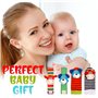 Yorgewd Bébé Poignet et Chaussettes Hochet, 4 Pcs Poignet de Bell Strap Hochets et Chaussettes Pied Bébé Chaussettes De Pied ave