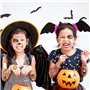 Leesgel Halloween Tatouage, 10 Feuilles Fluorescent Tatouage Ephemere Stickers pour Decoration, Maquillage Pinata Anniversaire E
