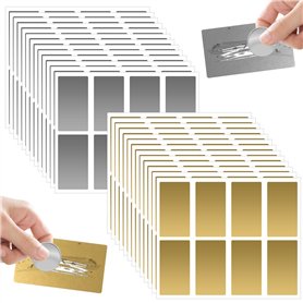 208 Pièces Autocollant à Gratter
