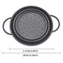 VIVIIHOO Passoire à pâtes Pliable de Peu encombrant, Facile à Nettoyer et Lavable au Lave-Vaisselle - Passoire en Silicone 21.5c