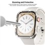 Rc-Z Lot de 3 films de protection d'écran pour Apple Watch Series 3 2 1 38 mm, strass en cristal, coque de protection intégrale 