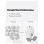 YaGee Repose-poignet pour souris 3.0 ergonomique pour droitier, se fixe aux souris pour une glisse fluide, anti-fatigue et soula