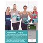 Balance Pèse Personne Impédancemètre, Healthkeep Balance Connectée WiFi et Bluetooth Pese Personnes Grand Écran avec 13 Analyses