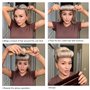 3 Pièces Bigoudis Cheveux,Boucle Sans Chaleur,Rouleau Cheveux,Fer à Friser Sans Chaleur Pour Tous Types de Cheveux,Pour Grandes 