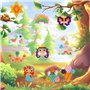 LUZIYUN Lot de 1000 Perles à Repasser 10mm Motifs Princesse et Château 10 Couleurs Vives avec Plaque Enfichable et Papier à Repa