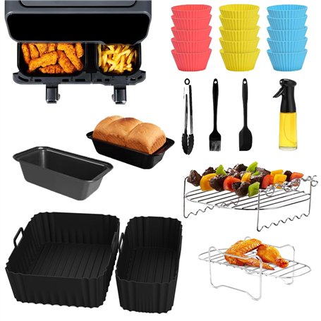 25Pcs Accessoires pour Air Fryer