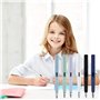 GC QUILL Lot de 7 stylos plume de calligraphie avec différentes pointes et 40 cartouches d'encre pour débutants MU-09