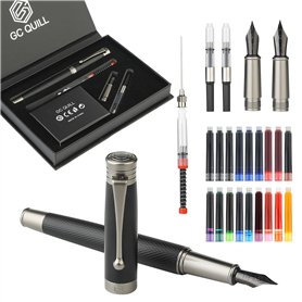 GC QUILL Ensemble de stylos plume à pointes fines et moyennes