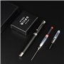 GC QUILL Ensemble de stylos plume à pointes fines et moyennes, comprenant 18 cartouches d'encre, un convertisseur de recharge d'