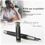 GC QUILL Ensemble de stylos plume à pointes fines et moyennes, comprenant 18 cartouches d'encre, un convertisseur de recharge d'