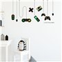 SamHeng Contrôleur de Jeu Stickers Muraux pour Chambre de Garçons, Amovible Gamer Contrôleur Décor Murales Salle de Jeux Art Mur