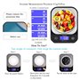 Rhorawill Balance de Cuisine Numérique, Haute Précision 5kg/0,1g Balance de Alimentaire, Balance Cuisine électronique avec Affic