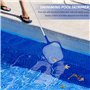 Jsdoin épuisettes de Surface pour Piscine, Filet de Piscine, épuisette Piscine avec 120CM Télescopique Réglable pour Nettoyer la