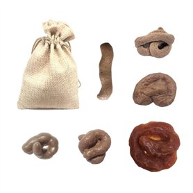 DAZZLUXE Lot de 6 jouets à crottes simulées