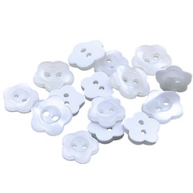 Lot de 100 Boutons en Forme de Fleur de Prunier - à Coudre