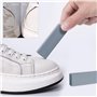 Brosse à chaussures 3 pièces avec 1 gomme, outil de cirage, accessoires d'entretien des chaussures, nettoyant pour baskets, kit 