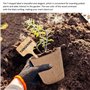 Lot de 40 étiquettes en bois pour plantes avec 1 marqueur noir, étiquettes pour plantes de jardin, étiquettes en forme de T, ada