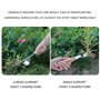 Lot de 2 désherbeurs en acier inoxydable et 1 paire de gants, outils de désherbage à main outils de désherbage de jardin, outils
