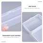 DHSBGWSX Boîte de rangement pour 10 cartes, boîte de rangement pour cartes à collectionner, boîte de rangement transparente pour
