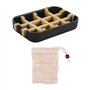 1 porte-savon en bambou