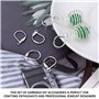 crochets d'oreille en acier inoxydable