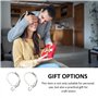 Lot de 20 crochets d'oreille, 20 anneaux ouverts, 1 paquet de bouchons d'oreilles, crochets d'oreille en acier inoxydable, boucl