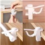 Labstandard Support De Pince Porte-Rideaux 2Pcs Barre Transversale Réglable Tringle à Rideaux en Plastique pour Stockage De Serv