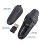 SanSixi 2.4GHz Présentation Powerpoint USB sans fil PPT Flip Pen Pointer Clicker Presenter avec Lumière Rouge Télécommande pour 