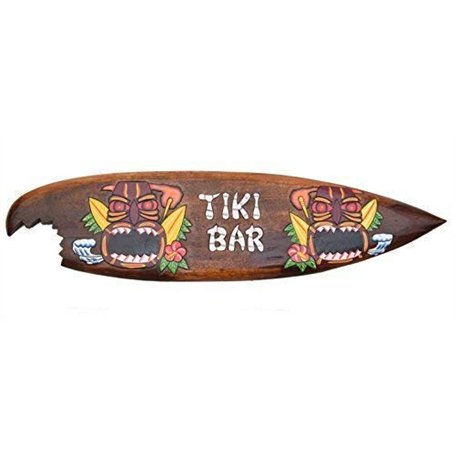 Interlifestyle Planche de Surf 100cm Tiki Bar Décoration pour Accrocher Salon Style